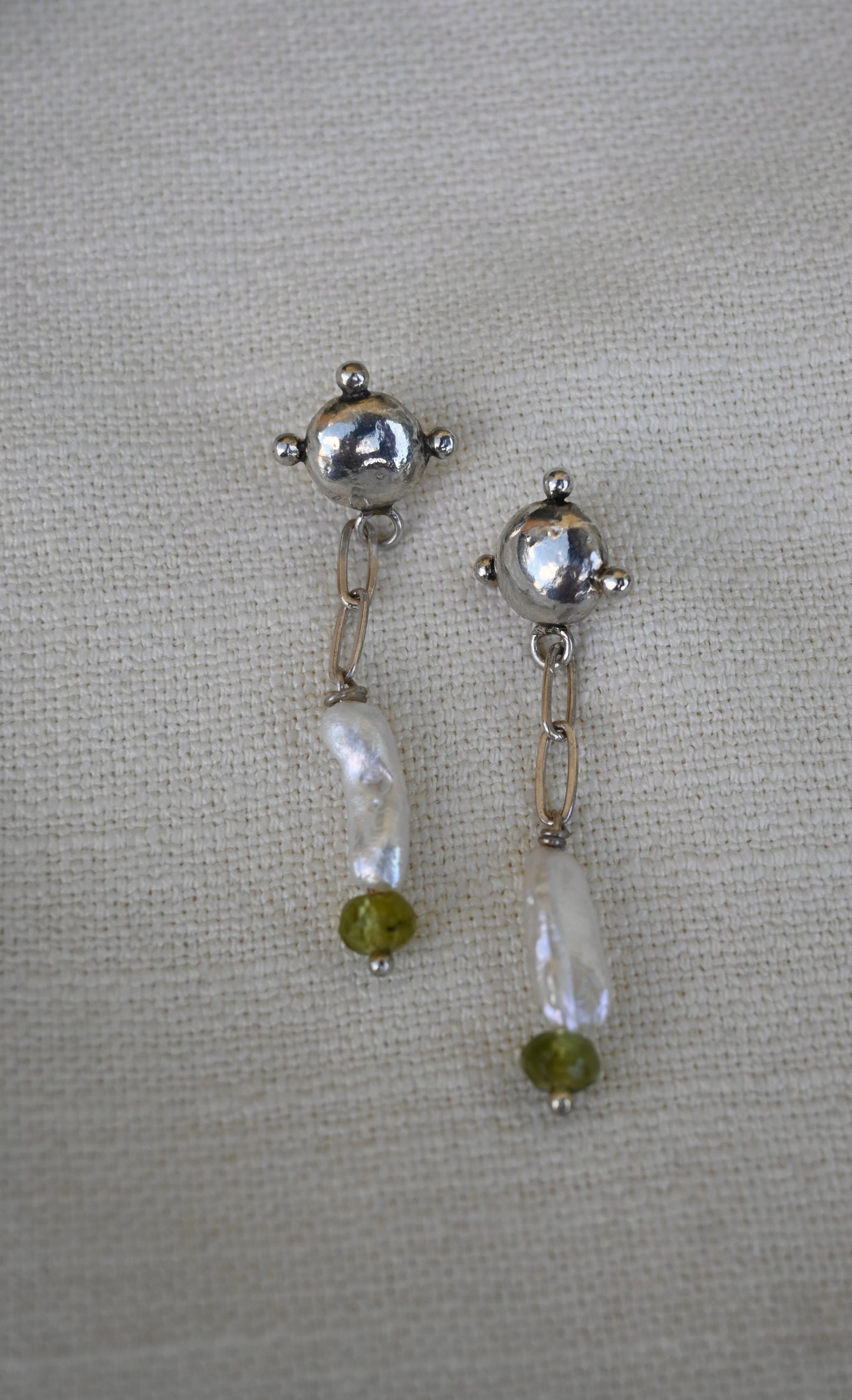 Pearl Chain Earrings